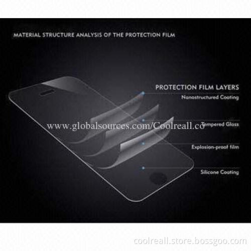 2.5D 0.2mm or 0.33mm Premium Real Tempered-glass Screen Protector for iPhone 5/5S/5C